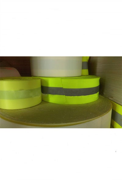 DG-XNHG  亮銀TC彈力反光布 高亮化纖反光條 彩色阻燃反光帶 服裝反光材料  XH811  5cm*100m/5cm*50m 側面照